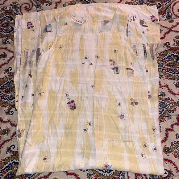 Yellow Cottagecore Printed Maxi Dress - Picture 7 of 10